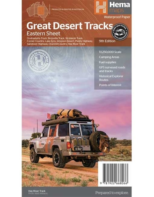 HEMA Great Dessert Tracks Eastern Sheet
