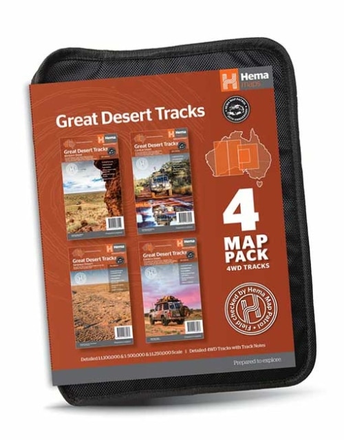 HEMA Great Desert Tracks Map Pack