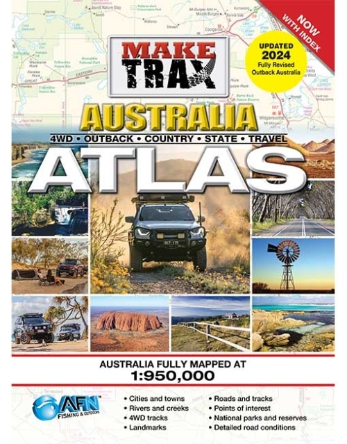 AFN Make Trax Australia Maxi Atlas with Index 2024