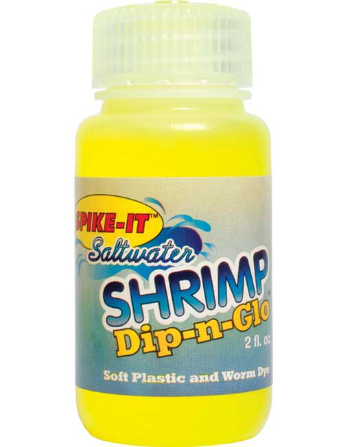 SPIKE IT - DIP-N-GLO SHRIMP S/P LURE DYE 2OZ CHARTREUSE