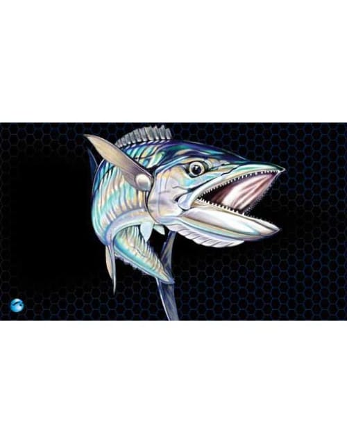 Deluxe Helm Mat Spanish Mackerel