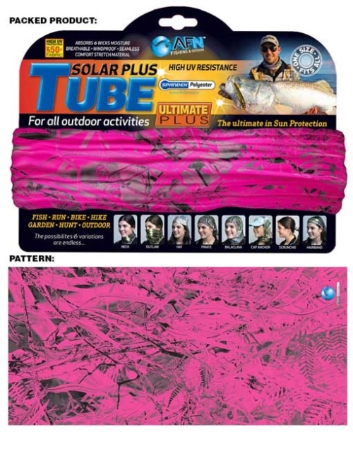 AFN Fluro Pink Camo Solar Plus Tube