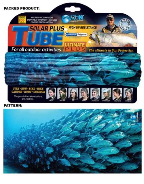 Solar Plus Tube - School Fish Blue