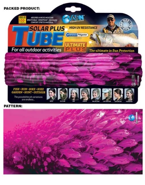 Solar Plus Tube - School Fish Pink