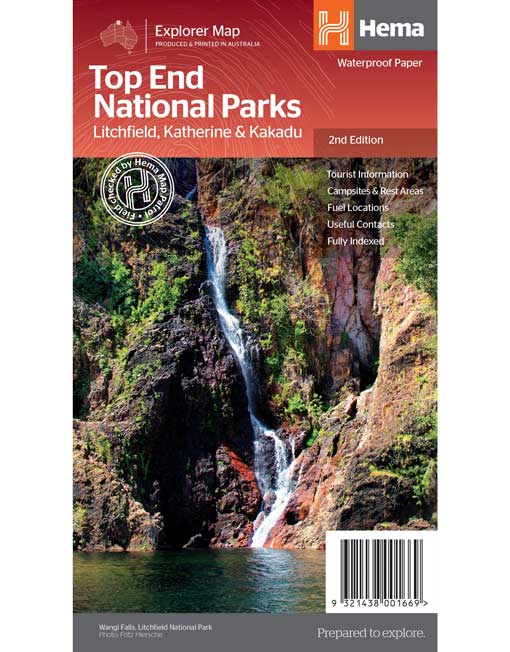 TOP END NATIONAL PARKS MAP