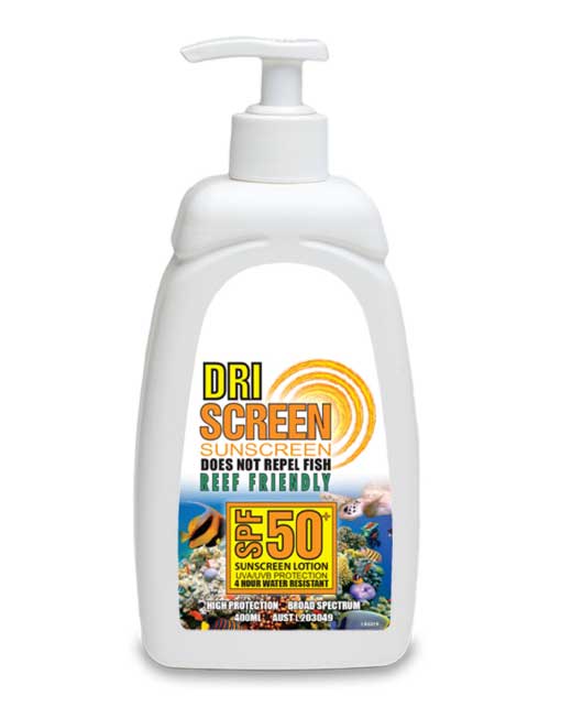 DRI SCREEN SUNSCREEN - REEF FRIENDLY 400ML