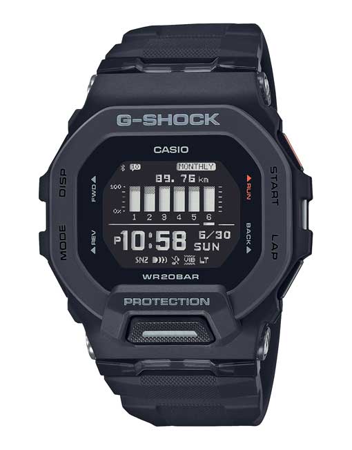 G-SHOCK G-SQUAD SPORTS GBD200-1 BLACK SPORT WATCH