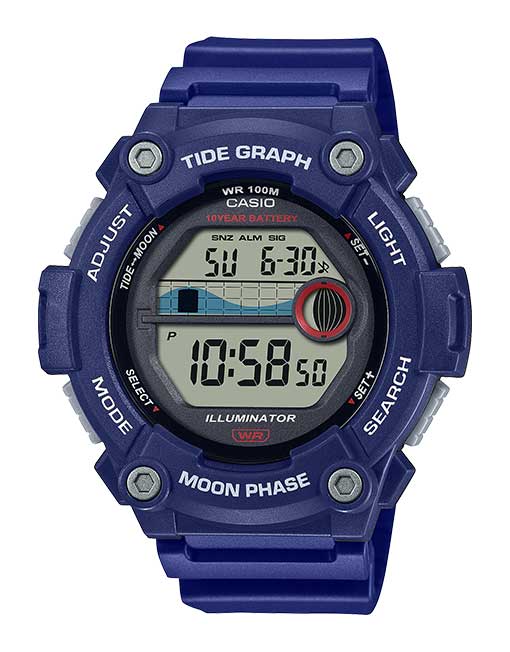CASIO WS1300H-2A Moon Tide Watch – WITH FREE EUROCOR ROD! - Image 2