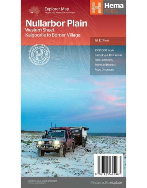 HEMA MAP - Nullarbor Plain Western Sheet