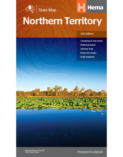 HEMA Northern Territory State Map
