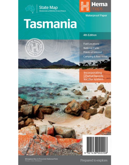 HEMA Tasmania State Map