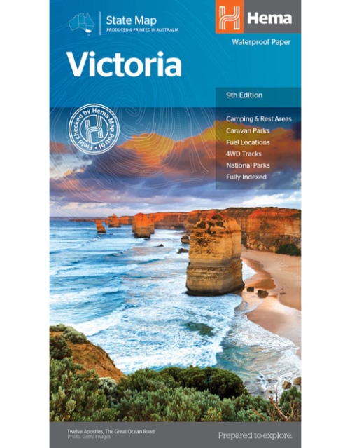 HEMA Victoria State Map