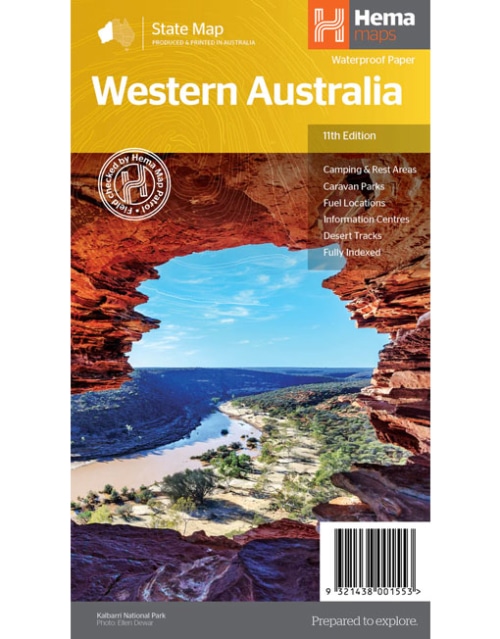 HEMA Western Australia State Map