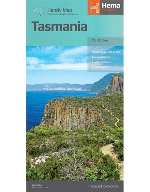 HEMA Tasmania Handy Map