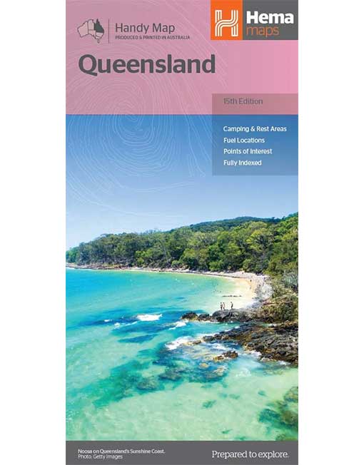 HEMA Queensland Handy Map 15th Edition