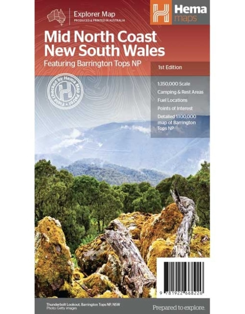 HEMA Mid North Coast New South Wales Map