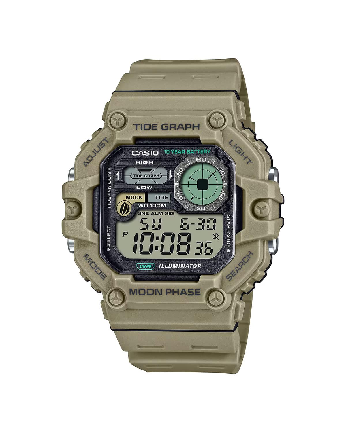 Casio WS1700H-5A Tide Watch