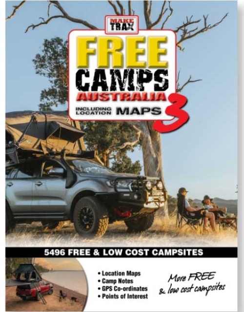 Make Trax Free Camps Australia 3 including Location Maps