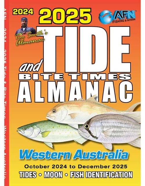 2025 Tide and Bite Times Western Australia