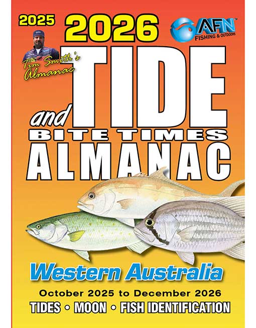 Western Australia Tide and Bite Times Almanac Front Cover