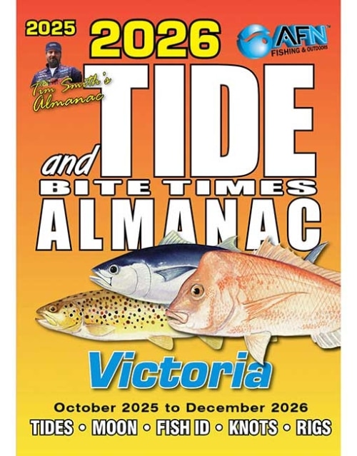 Victoria Tide and Bite Times Almanac Front Cover