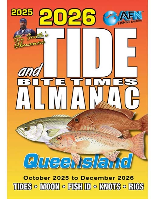 Queensland Tide and Bite Times Almanac Front Cover