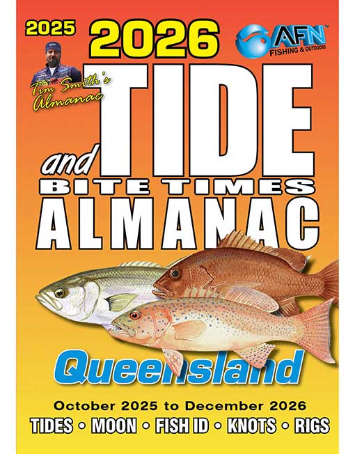 Queensland Tide and Bite Times Almanac Front Cover