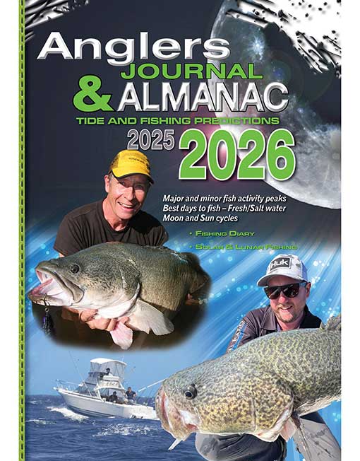 Angler's Journal and Almanac 2026 Tide and Fishing Predictions Cover