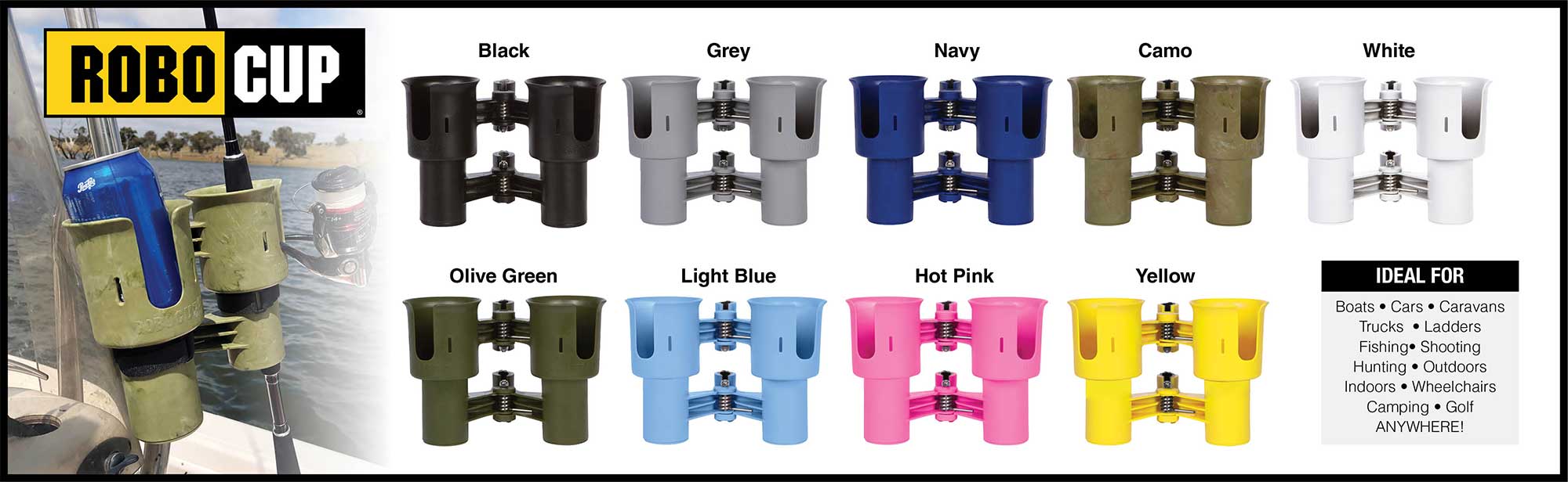 Robocup Banner displaying different colours of RoboCup