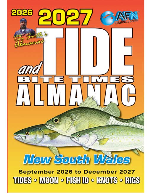 2027 Tide and Bite Time Almanac Cover - New South Wales