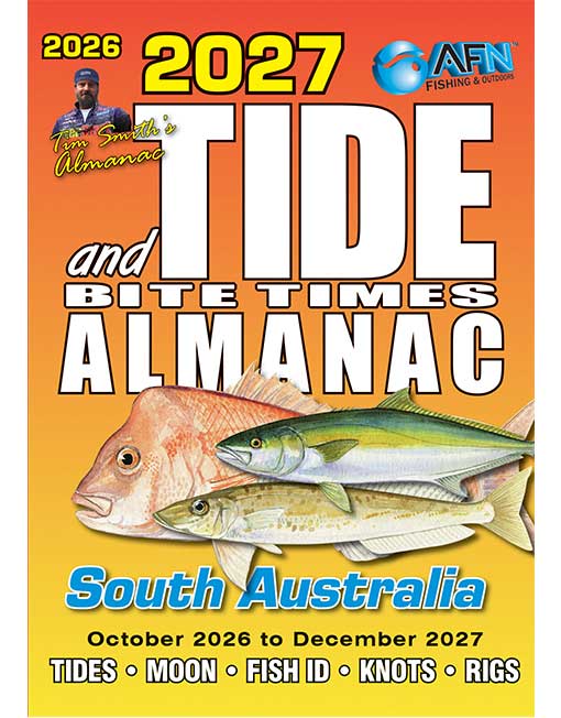 2027 Tide and Bite Time Almanac Cover - South Australia