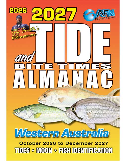 2027 Tide and Bite Time Almanac Cover - Western Australia