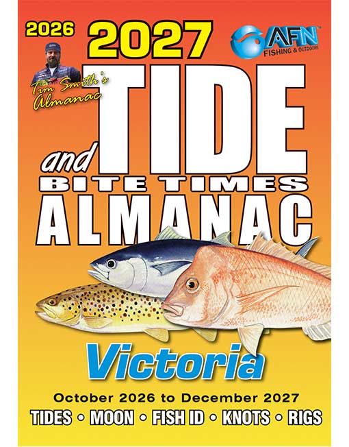 2027 Tide and Bite Time Almanac Cover - Victoria